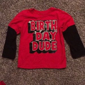 Birthday dude long sleeve tee